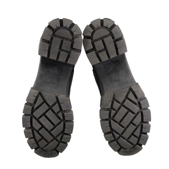 Steve Madden Shoe Women 11 Boots Fashion Platform Block Heel Hutch Pull On Black - Picture 14 of 16